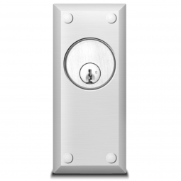 SDC 800 Narrow Mount 1/4 inch Aluminum Plate Key Switch